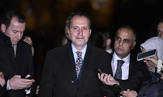 Cumhurbaşkanı Erdoğan’la görüşen Erbakan’dan ittifak sorusuna yanıt
