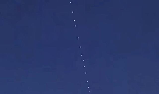 İstanbul semalarında Starlink uyduları görüldü