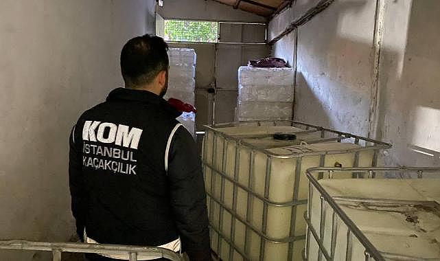 Sahte içki operasyonu: 3.5 ton sahte alkol ele geçirildi