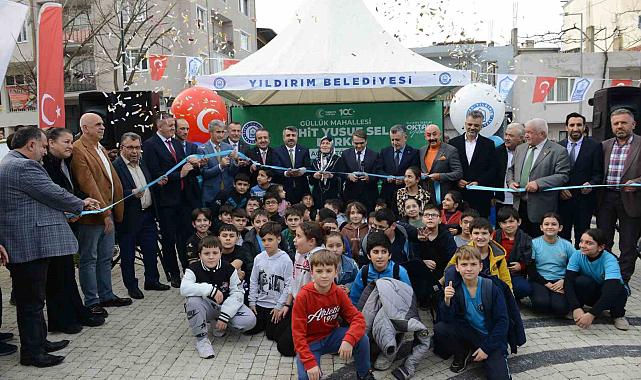 Yıldırım'da Şehit Yusuf Sel Parkı hizmete açıldı