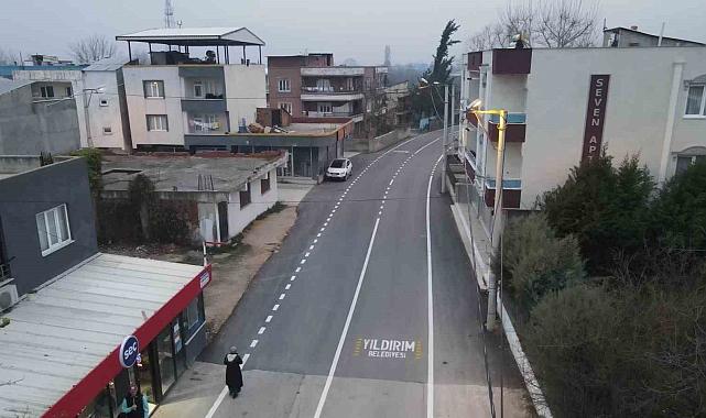 Yıldırım'da Vakıfköy Caddesi yenilendi