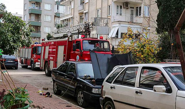 Antalya'da oto tamirhanesinin deposunda korkutan yangın