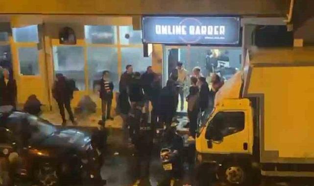 Ataşehir'de berber dükkanına silahlı saldırı : 1 yaralı