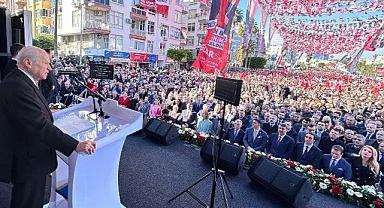 Bahçeli ilk mitingini Mersin'de yaptı