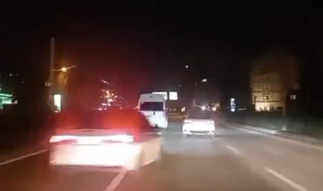 Bursa'da tehlikeli yarış