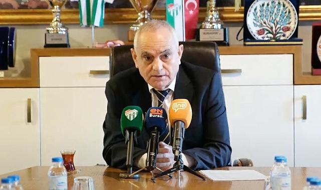 Bursaspor Başkanı Recep Günay: "120 milyon TL faiz ödüyoruz"