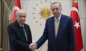 Cumhurbaşkanı Erdoğan-Bahçeli görüşmesi başladı