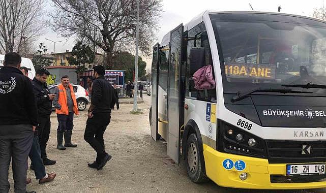 Durak harici durmayan şoföre bıçaklı saldırı