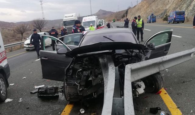 Elazığ'da feci kaza 1 ölü, 1 yaralı