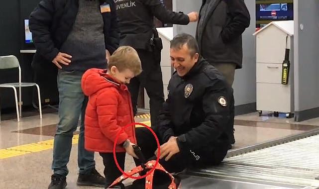 Havaalanı polisini şoke eden olay