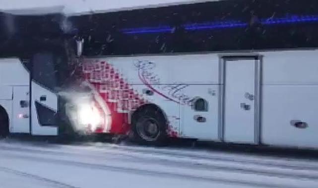 Kars'ta otobüs kazası: Ölü ve yaralılar var