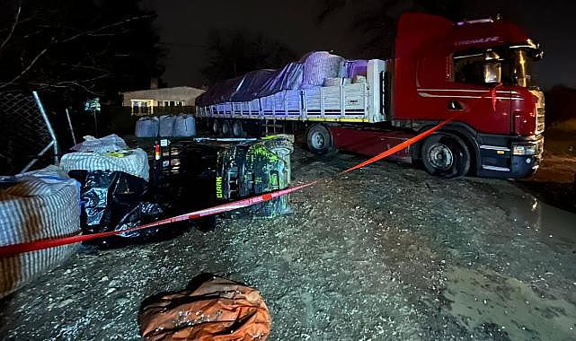 Kullandığı forkliftin altında kalan işçi hayatını kaybetti