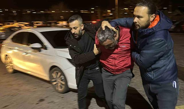 Önce kavga etti, sonra polisin üzerine araç sürdü: 1 polis yaralı