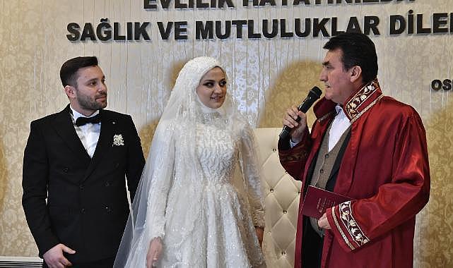 Osmangazi'de 1 yılda 6 bin 800 çift dünya evine girdi