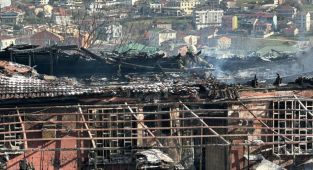 Plastik atölyesinde yangın