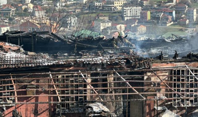 Plastik atölyesinde yangın
