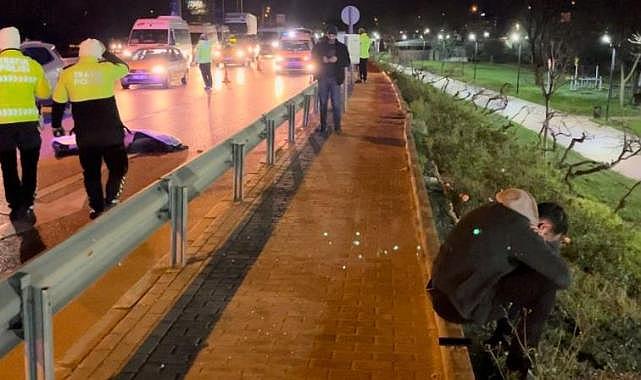 Şiddetli rüzgarın etkisiyle savrulan motosikletli hayatını kaybetti