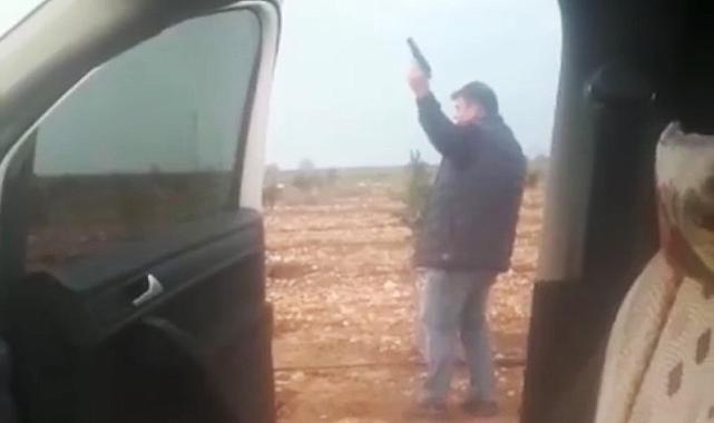 Adana Büyükşehir Belediyesi Özel Kalem Müdürünü vuran şahsın havaya eteş ederken görüntüsü çıktı