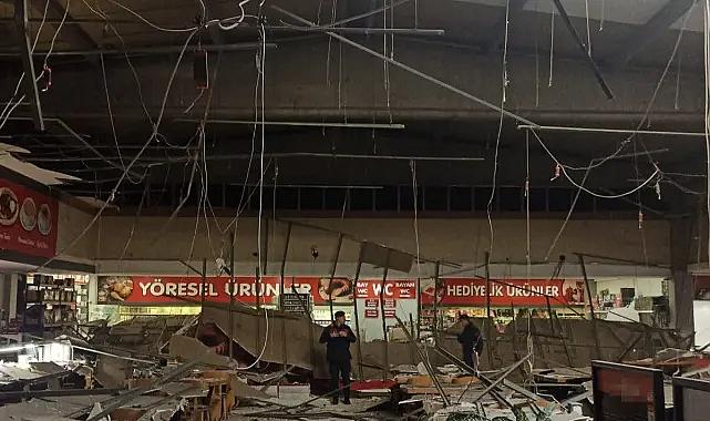 Afyonkarahisar'da asma tavanı çöken restoranda 11 kişi yaralandı