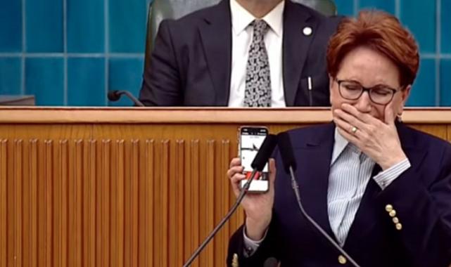 Akşener, meclis kürsüsünde gözyaşlarını tutamadı