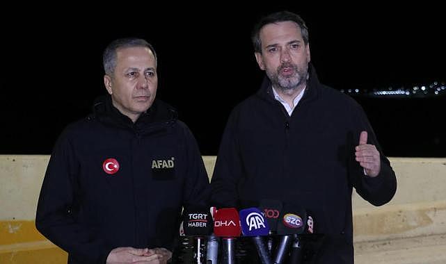 Bakan Bayraktar: Heyelan riski nedeni ile arama faaliyetlerini durdurduk
