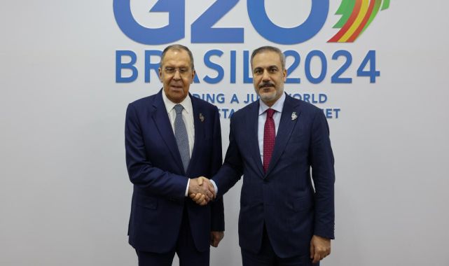Bakan Fidan, Rus mevkidaşı Lavrov ile görüştü