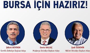 CHP Bursa'da büyük sürpriz! Nilüfer, Mudanya ve Gemlik adayları belli oldu