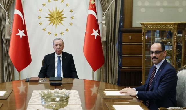 Cumhurbaşkanı Erdoğan, MİT Başkanı Kalın'ı kabul etti
