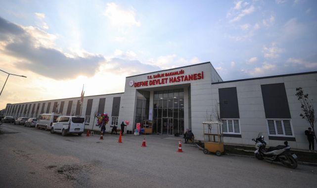 Defne Devlet Hastanesi'nde 180 bin poliklinik hizmeti verildi