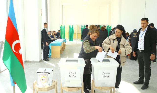 İşgalden kurtarılan Fuzuli'de cumhurbaşkanı seçimine yoğun ilgi