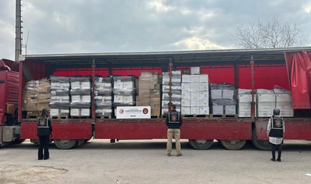 Ticaret Bakanlığı: 508 milyon lira değerinde kaçak eşya ve araç ele geçirildi