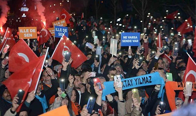 Yıldırım'da Başkan Oktay Yılmaz'a coşkulu karşılama