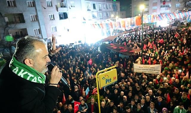 Başkan Aktaş'a Emek'te sevgi seli
