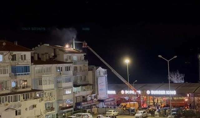 Bursa'da balıkçı restoranında korkutan yangın