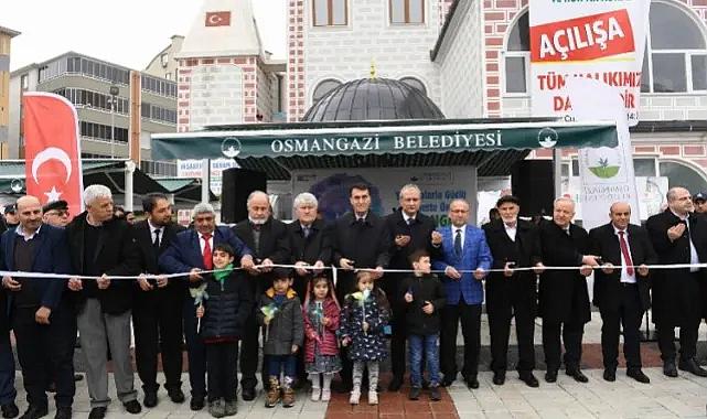 Bursa Osmangazi Belediyesi'nden bir camiye daha hizmet!