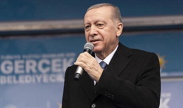 Cumhurbaşkanı Erdoğan, Çankırı'da düzenlenen mitingde konuşuyor
