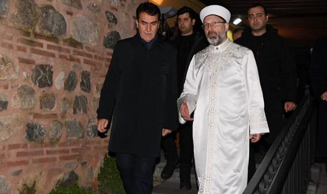 Diyanet İşleri Başkanı'ndan Mustafa Dündar'a ziyaret
