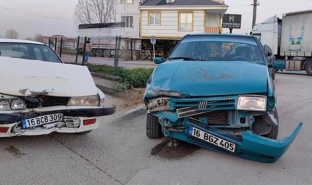 İnegöl’de korkutan kaza