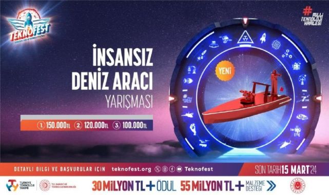 İnsansız deniz aracı teknolojileri TEKNOFEST'te yarışacak