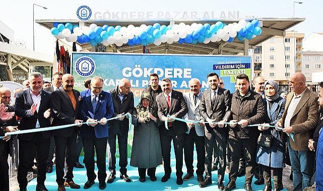 Yıldırım'da Gökdere Pazar Yeri hizmete açıldı