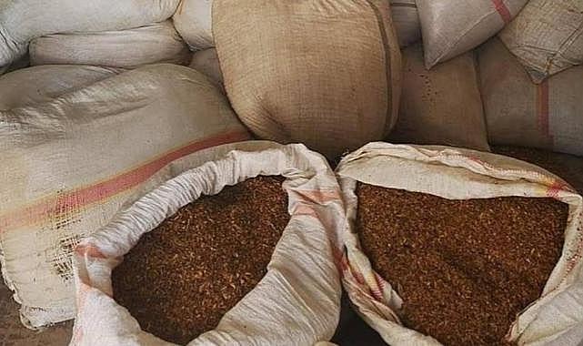 Ağrı'da 7,7 ton kaçak tütün ele geçirildi
