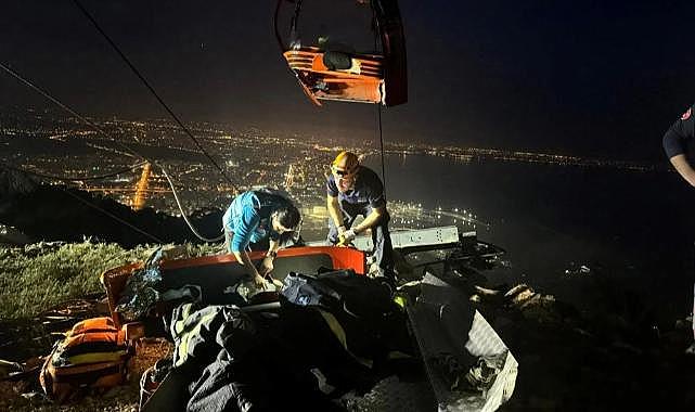 Antalya teleferik faciasında 18 saattir süren kurtuluş mücadelesi;