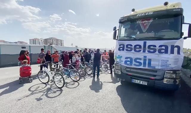 ASELSAN, depremzede çocuklara çifte bayram yaşattı