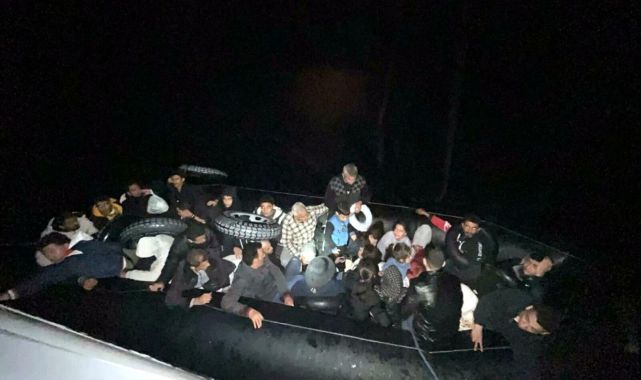 Bodrumda 9'u çocuk 32 kaçak göçmen kurtarıldı