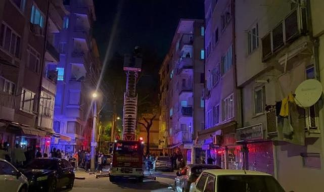 Bursa'da 6 katlı apartmanda yangın!