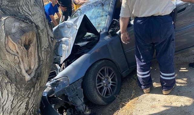 Bursa'da otomobil sulama kanalına düştü: 2 yaralı