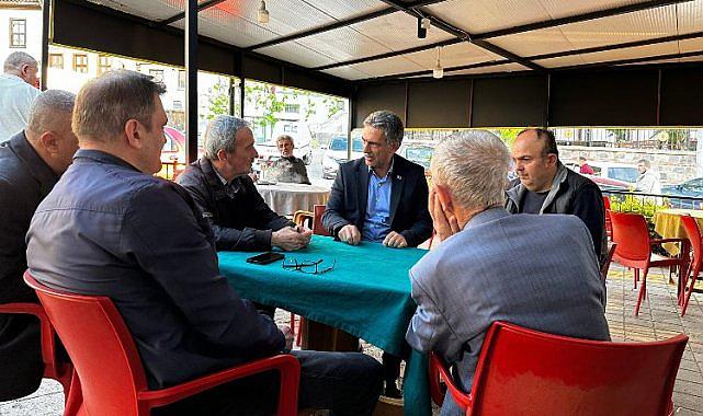 Gemlik'te Başkan 'teşekkür' ziyaretinde