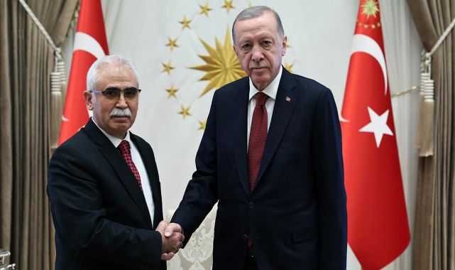Cumhurbaşkanı Erdoğan, AYM Başkanı Özkaya'yı kabul etti