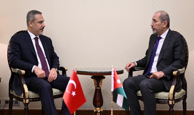 Dışişleri Bakanı Fidan Ürdünlü mevkidaşı Safedi ile görüştü