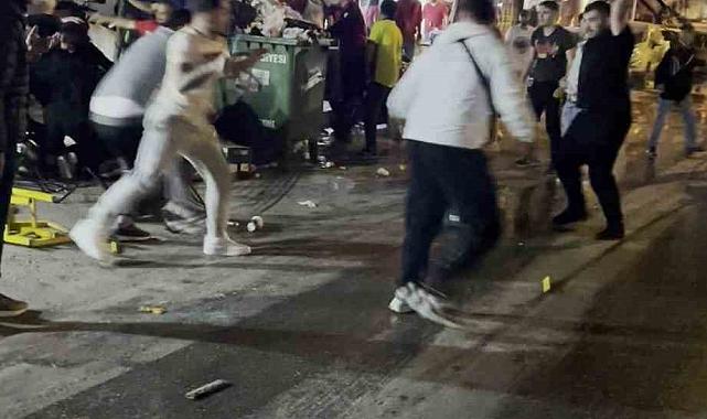 Göztepe'nin şampiyonluk kutlamasında kavga çıktı